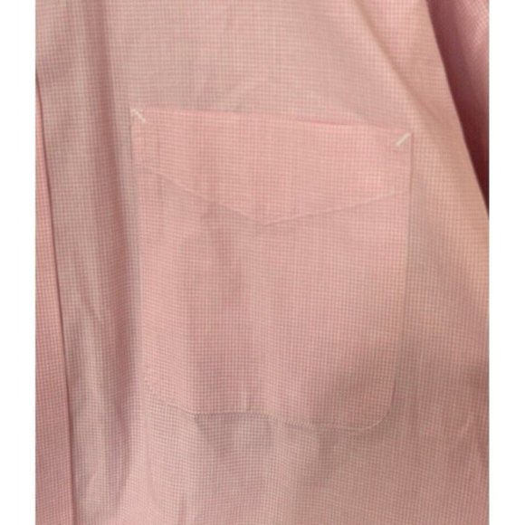 Tommy Hilfiger Men's Pink And White Gingham Long Sleeve Button Down Shirt Sz Lg - Picture 5 of 10